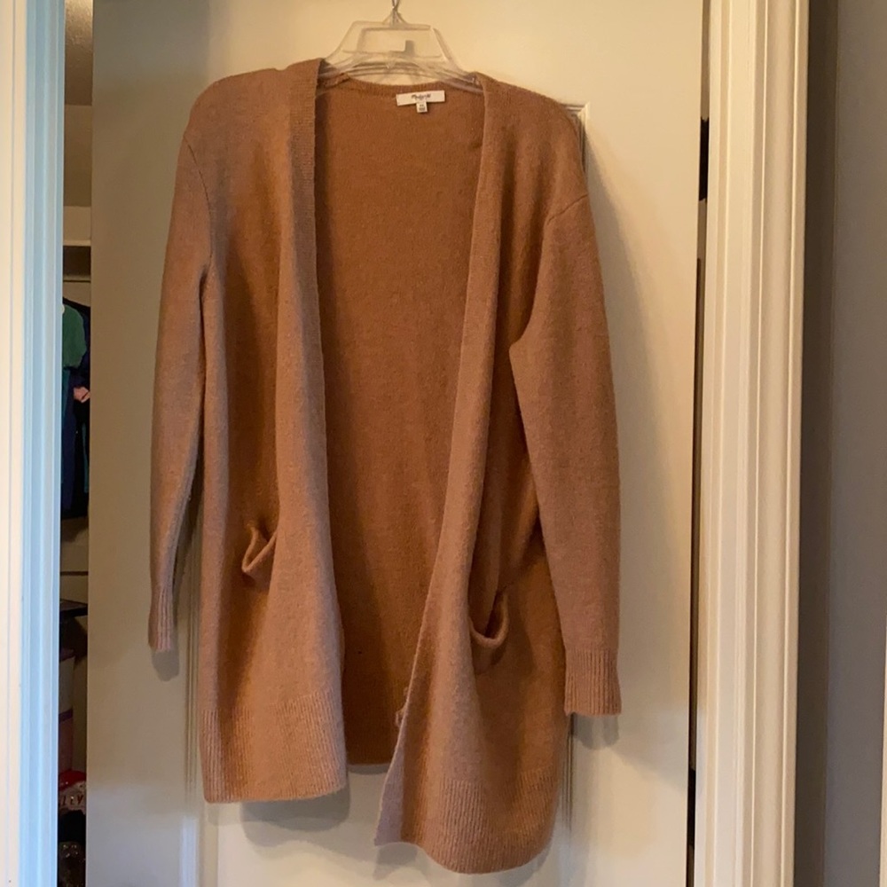 Madewell Tan WoolCardigan!